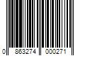 Barcode Image for UPC code 0863274000271