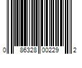 Barcode Image for UPC code 086328002292