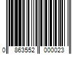 Barcode Image for UPC code 0863552000023