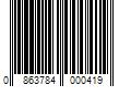 Barcode Image for UPC code 0863784000419