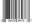 Barcode Image for UPC code 086429364787