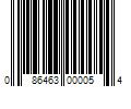 Barcode Image for UPC code 086463000054