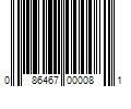 Barcode Image for UPC code 086467000081