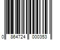 Barcode Image for UPC code 0864724000353