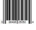 Barcode Image for UPC code 086486250504