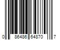 Barcode Image for UPC code 086486648707