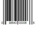 Barcode Image for UPC code 086543000066