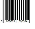 Barcode Image for UPC code 0865639000384