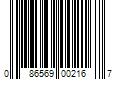 Barcode Image for UPC code 086569002167