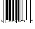 Barcode Image for UPC code 086569200747