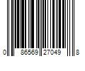 Barcode Image for UPC code 086569270498