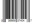 Barcode Image for UPC code 086569874047