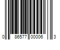 Barcode Image for UPC code 086577000063