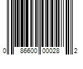 Barcode Image for UPC code 086600000282