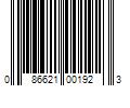 Barcode Image for UPC code 086621001923