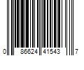 Barcode Image for UPC code 086624415437