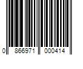 Barcode Image for UPC code 0866971000414