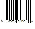 Barcode Image for UPC code 086699021304