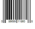 Barcode Image for UPC code 086699118608