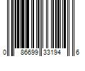 Barcode Image for UPC code 086699331946