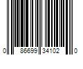 Barcode Image for UPC code 086699341020