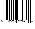 Barcode Image for UPC code 086699978844