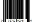 Barcode Image for UPC code 086700000410