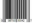 Barcode Image for UPC code 086700000427