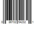 Barcode Image for UPC code 086702542321