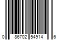 Barcode Image for UPC code 086702549146