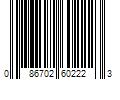 Barcode Image for UPC code 086702602223