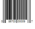 Barcode Image for UPC code 086703000097