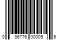 Barcode Image for UPC code 086776000055