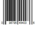 Barcode Image for UPC code 086785494036