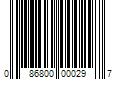 Barcode Image for UPC code 086800000297