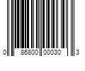 Barcode Image for UPC code 086800000303