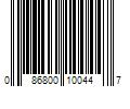 Barcode Image for UPC code 086800100447