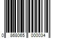 Barcode Image for UPC code 0868065000034