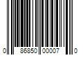 Barcode Image for UPC code 086850000070