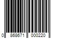 Barcode Image for UPC code 0868671000220