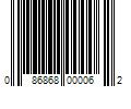 Barcode Image for UPC code 086868000062