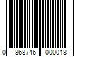 Barcode Image for UPC code 0868746000018