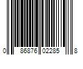 Barcode Image for UPC code 086876022858