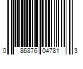 Barcode Image for UPC code 086876047813