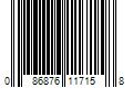 Barcode Image for UPC code 086876117158