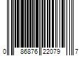 Barcode Image for UPC code 086876220797