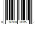 Barcode Image for UPC code 086900000357