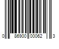 Barcode Image for UPC code 086900000623