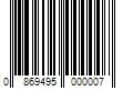 Barcode Image for UPC code 0869495000007