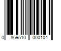 Barcode Image for UPC code 0869510000104